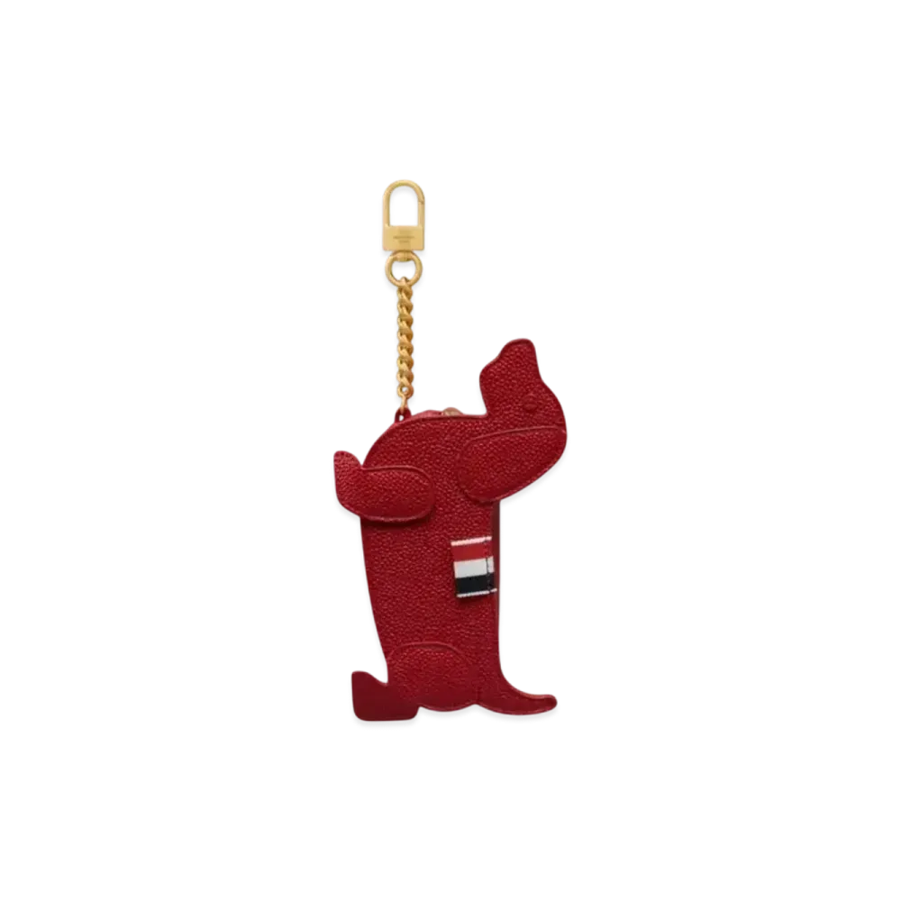 THOM BROWNE Hector Coin Pouch "Red"