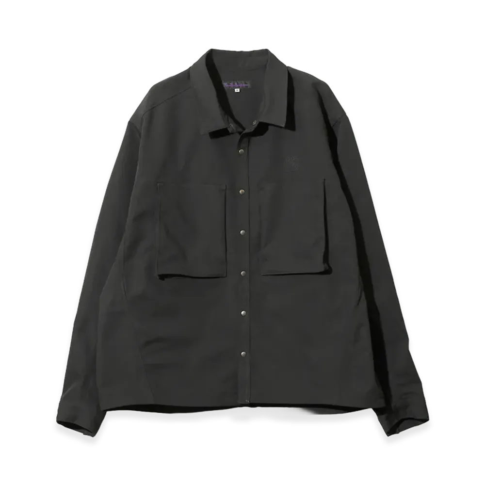 NEEDLES Extreme Shirt - Poly Stretch Oxford "Black"