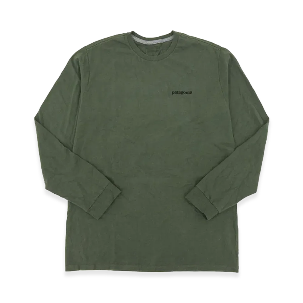 Patagonia P-6 Logo Responsibili L/S T-Shirt "Green"
