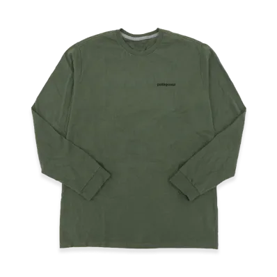 Patagonia P-6 Logo Responsibili L/S T-Shirt "Green"