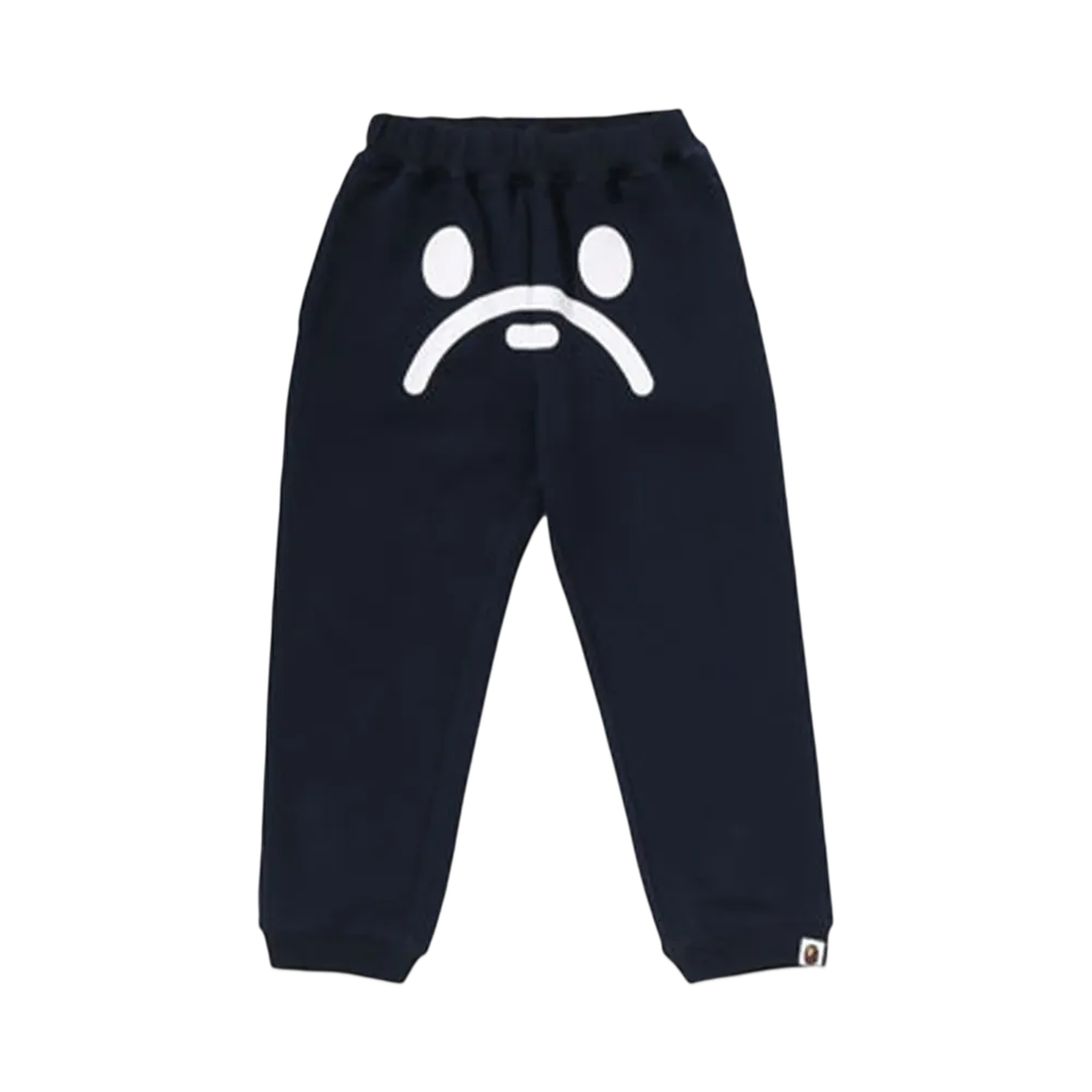 A BATHING APE Milo Face Sweat Pants "Navy"