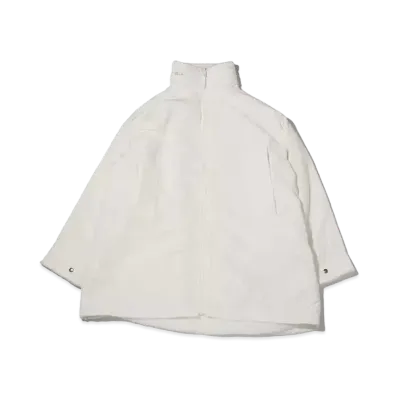 atmos pink Reversible Nylon Boa Coat "White"