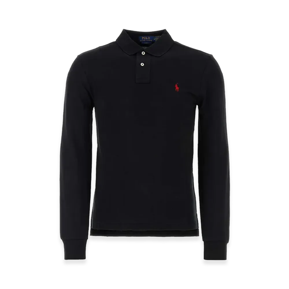 Polo Ralph Lauren Long Sleeve Polo Shirt "Black"