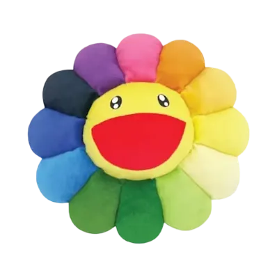 Kaikai Kiki -Takashi Murakami- Flower Cushion / Rainbow (1m)