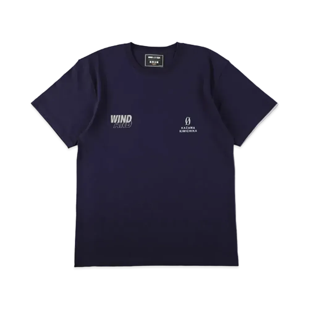 WIND AND SEA x KAZAMA KIMICHIKA KYOJO 0 Tee "Navy"