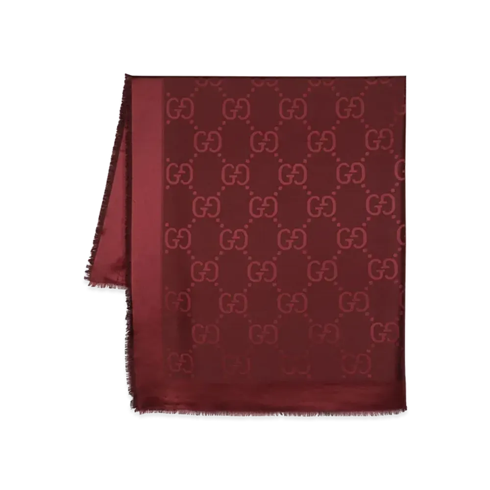 GUCCI Women's Fashion Scarfs "Bordeaux"