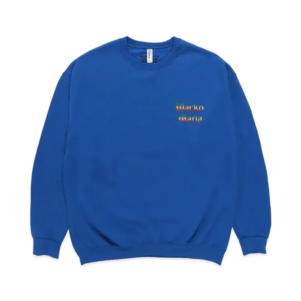 WACKO MARIA SWEAT SHIRT "Blue"