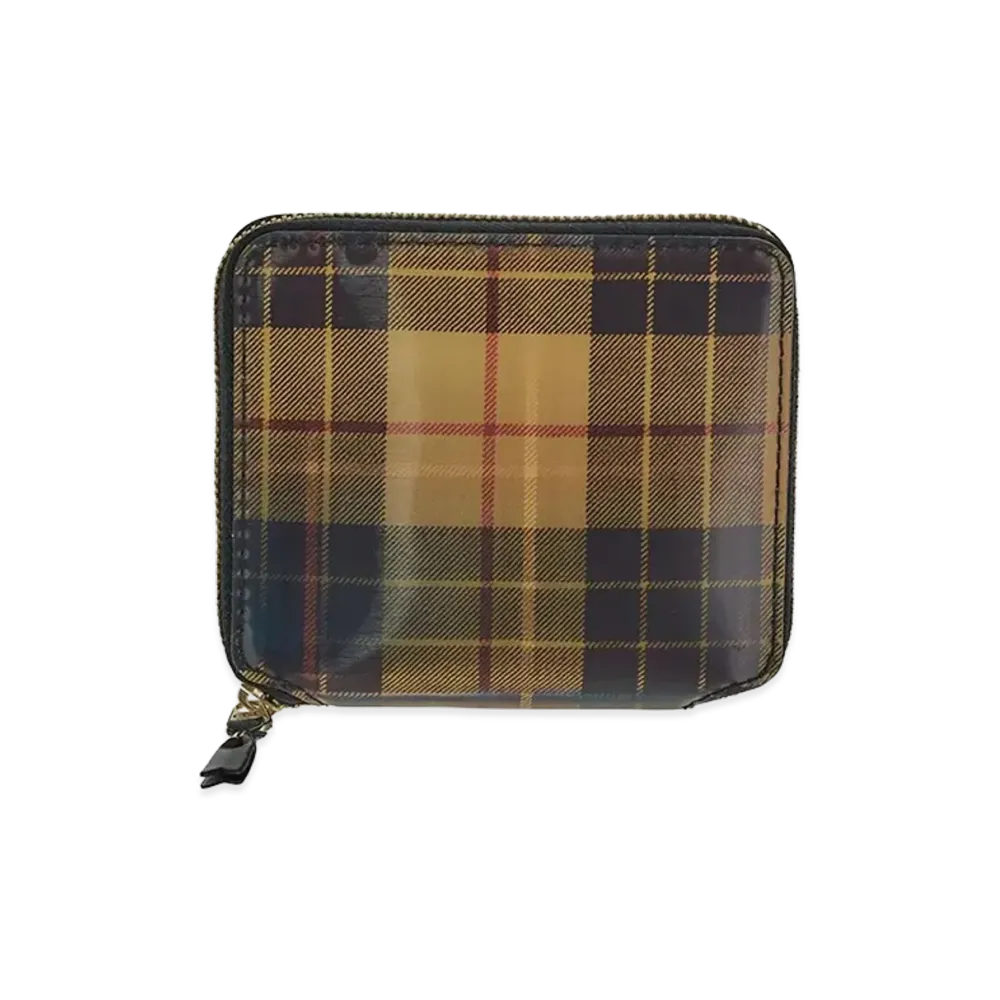 COMME des GARCONS Wallet in Leather "Yellow/Green"