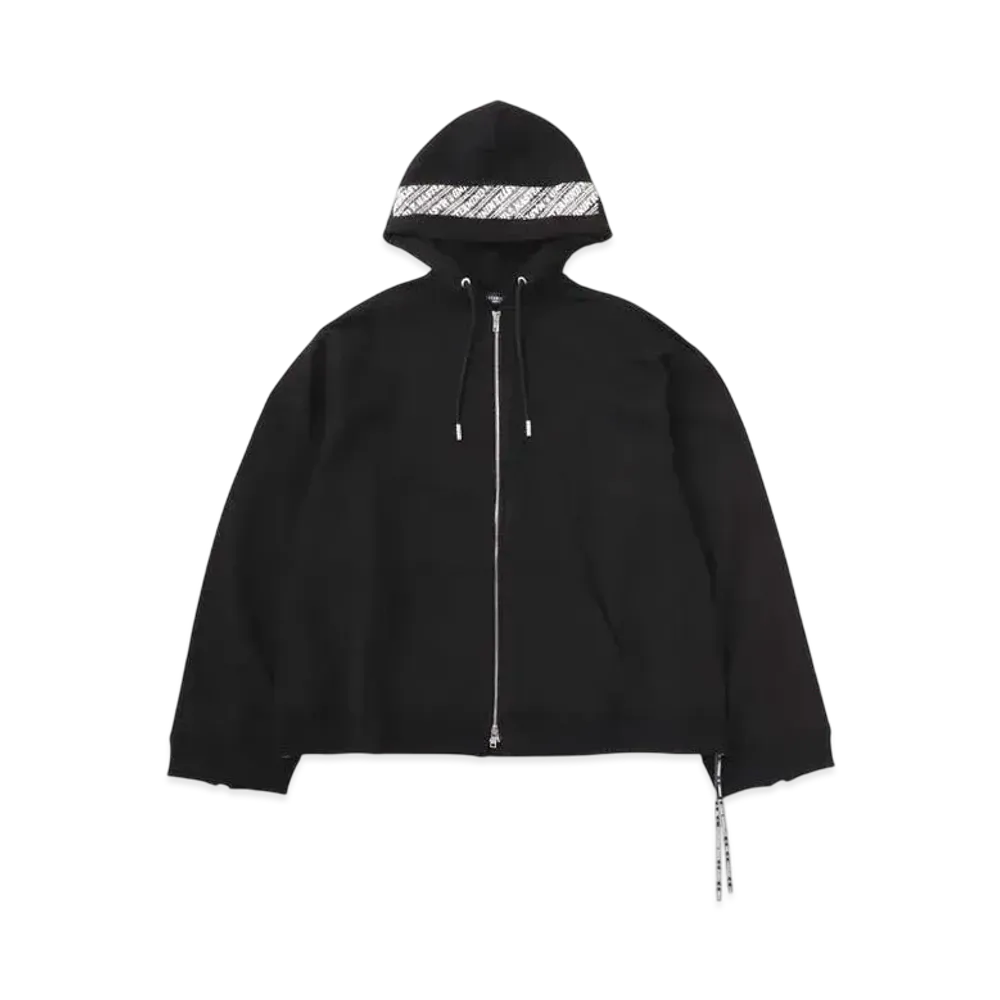 mastermind WORLD Oversized Sequins Z U Hoodie "Black"