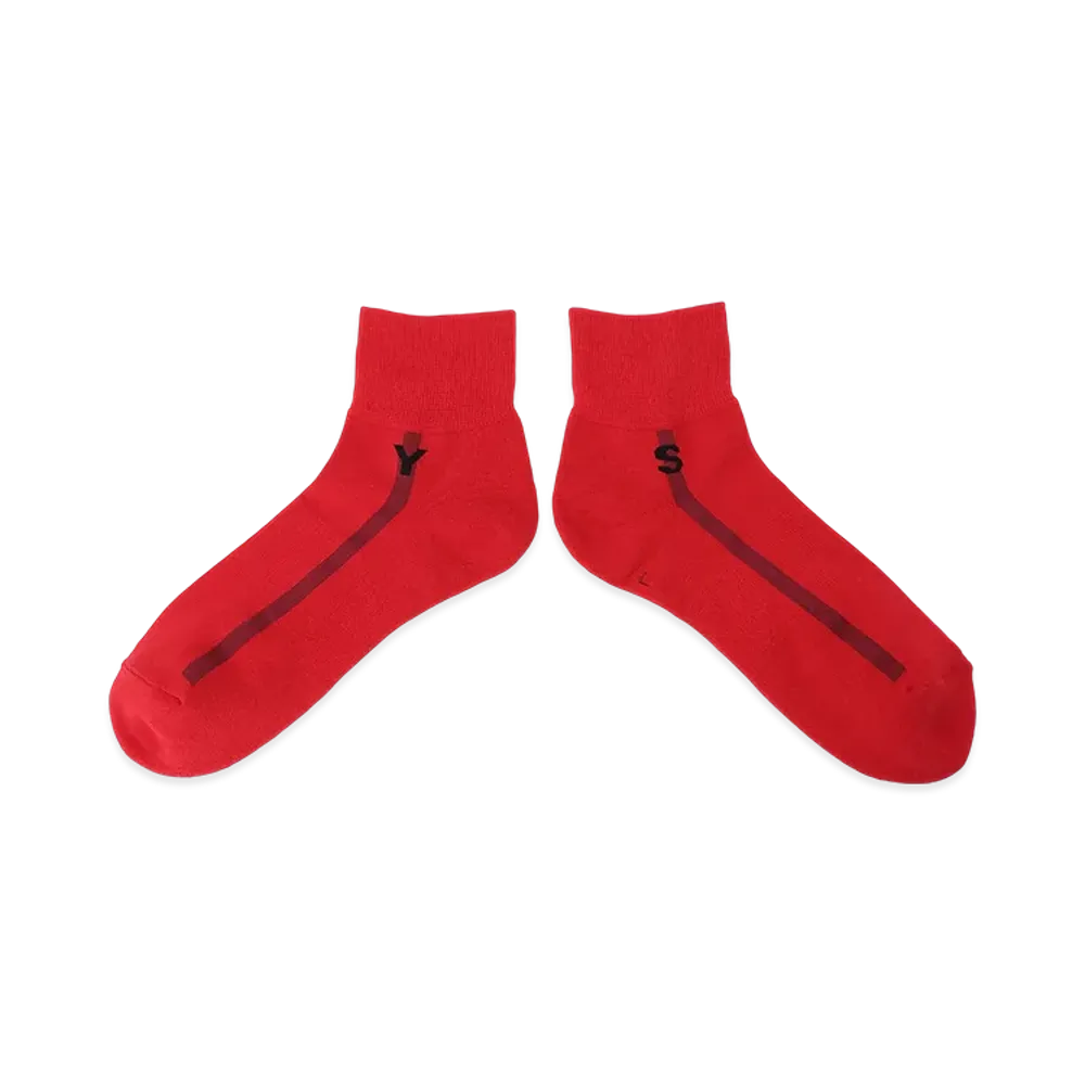 Y's x Chicstocks Ankle Socks "Red"