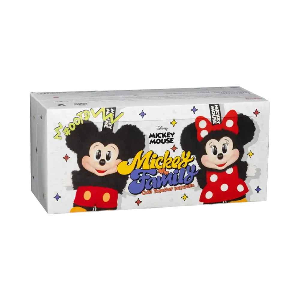 POP MART DISNEY Mickey Family Cute Together Series Plush Keychain [Assortment Box]