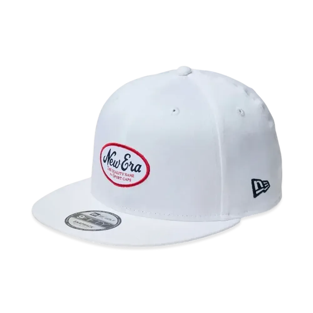 NEW ERA Golf 9Fifty Stretch Cotton Washable Oval Logo "White"