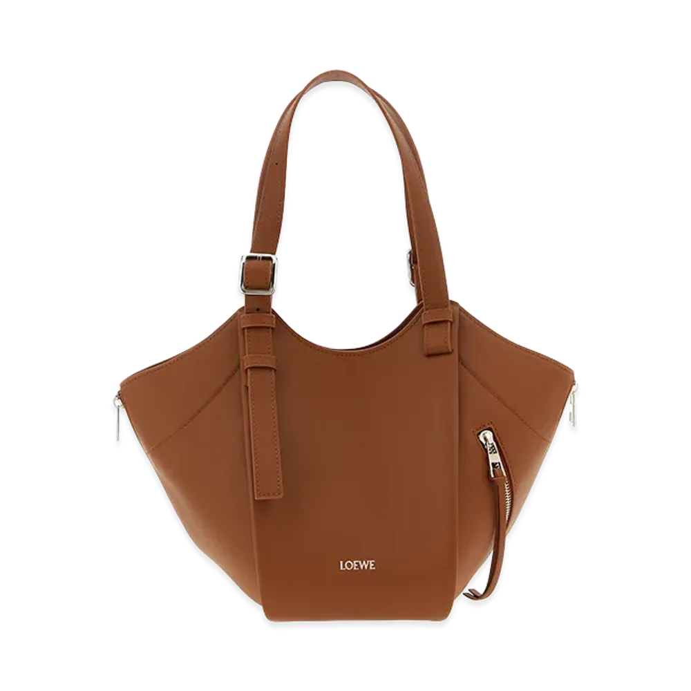 LOEWE Women's 'hammock Flip' Shoulder Bag "Brown"
