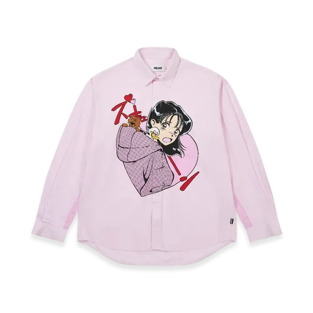 PALACE Rear View Shirt "Pink"