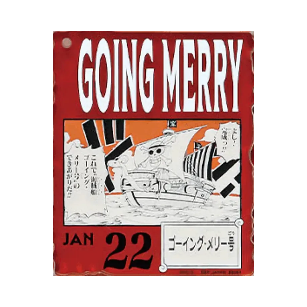 BANDAI "Ichiban Kuji" -ONE PIECE BASE SHOP Lottery 366DAYS OF BIRTHDAYS- Birth Month January-March Shin Colors Acrylic Block Charm Prize 1/22 Going Merry