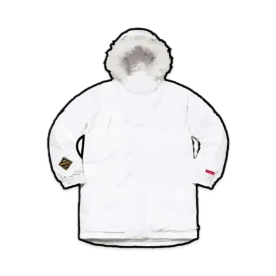 Supreme GORE-TEX 700-Fill Down Parka "White"