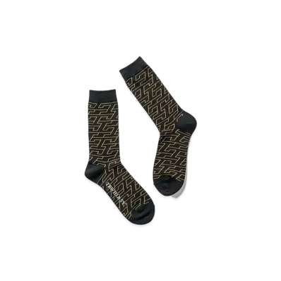 TIGHTBOOTH T Jacquard Socks "Black"