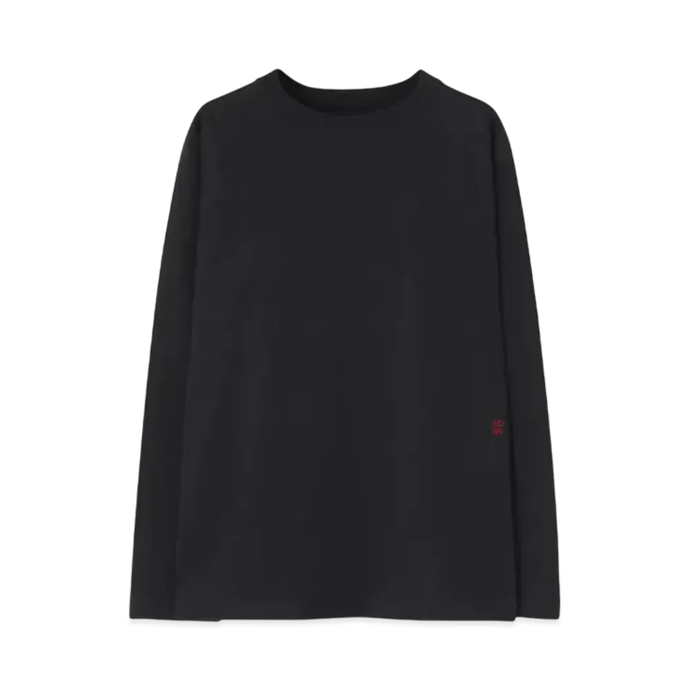 Paul Smith RED EAROne Point Logo Long Sleeve Cut And Sew "Black"