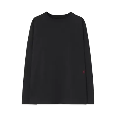 Paul Smith RED EAROne Point Logo Long Sleeve Cut And Sew "Black"