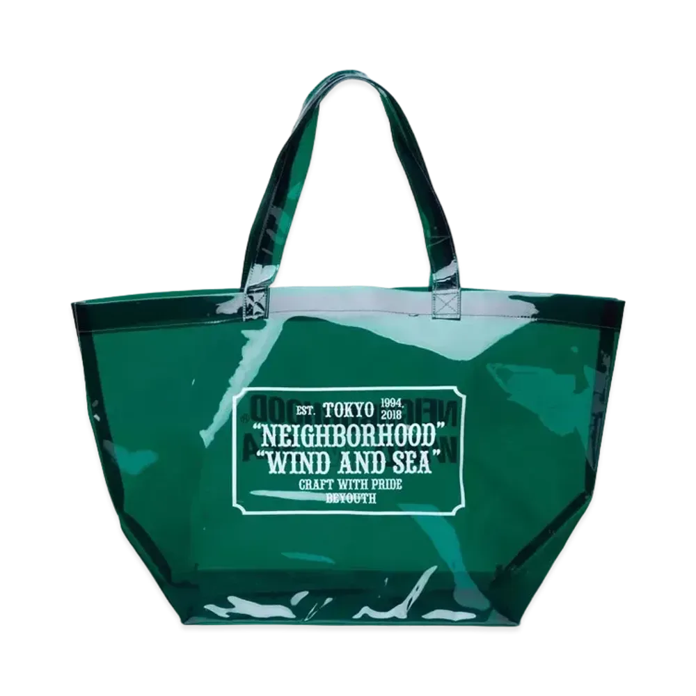 NEIGHBORHOOD NHWDS / P-BEACH BAG "Green"