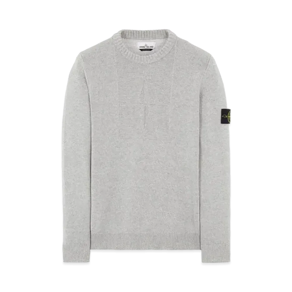 Stone Island 503A7 COMFORT WOOL-COTTON "Pearl Grey"