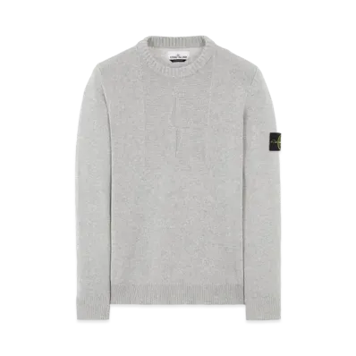 Stone Island 503A7 COMFORT WOOL-COTTON "Pearl Grey"
