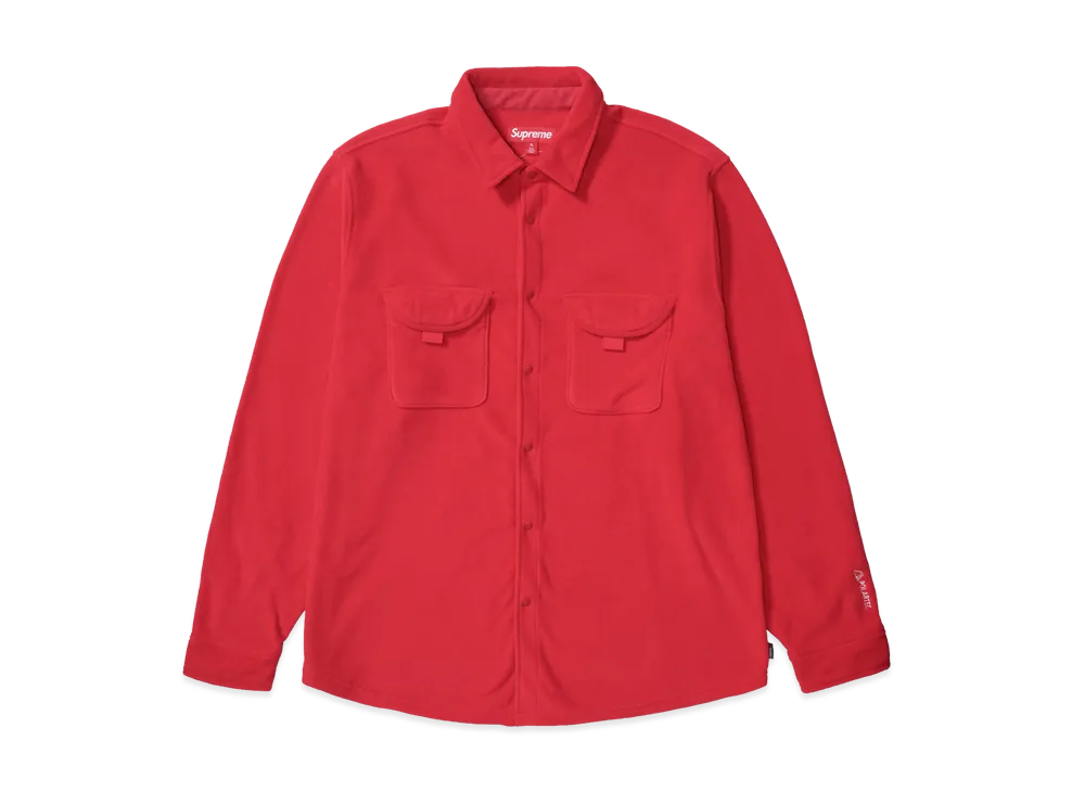 Supreme Polartec Shirt "Red"