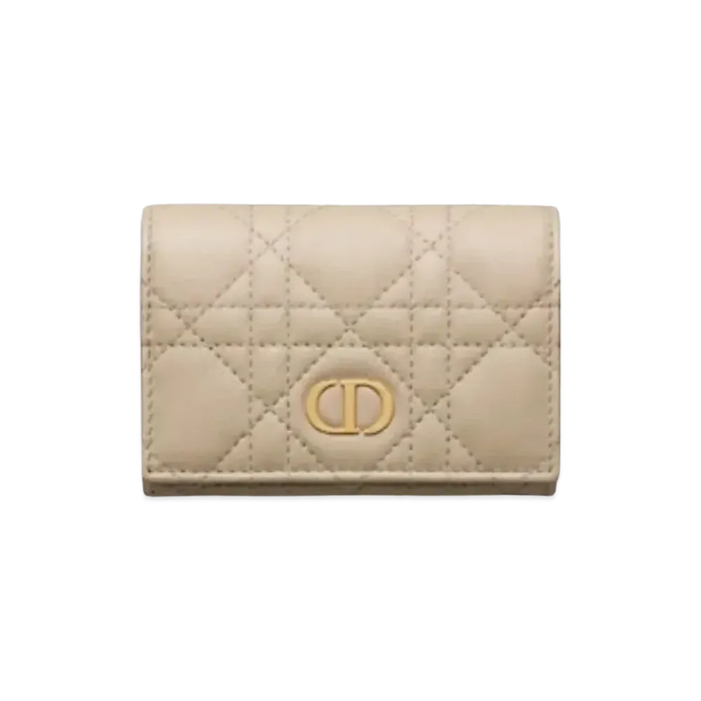 Dior Caro XS Wallet "Sand"