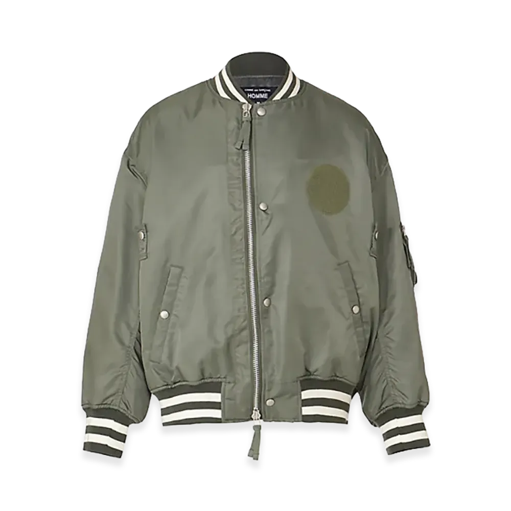 COMME des GARCONS HOMME Nylon Twill Blouson "Khaki"