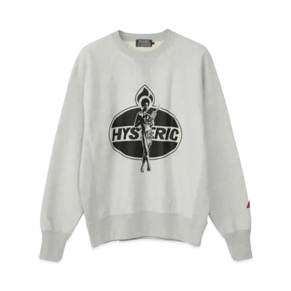 HYSTERIC GLAMOUR Dynamite Angel Sweat "Top Gray"
