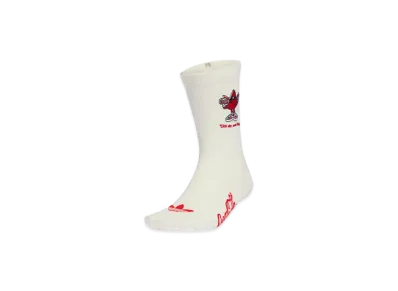 adidas x Coca-Cola Graphic Crew Sock 2 Pair Per Pack "Core White/Vivid Red"