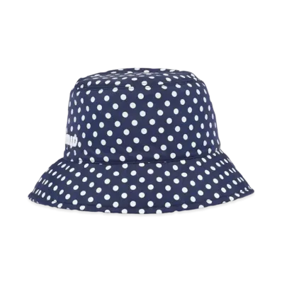 MIU MIU Printed Favorite Bucket Hat "Blue/Ivory"