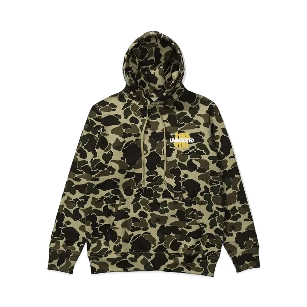 UNDEFEATED LOGO LOCKUP PULLOVER HOODIE - 20076 "Camo"