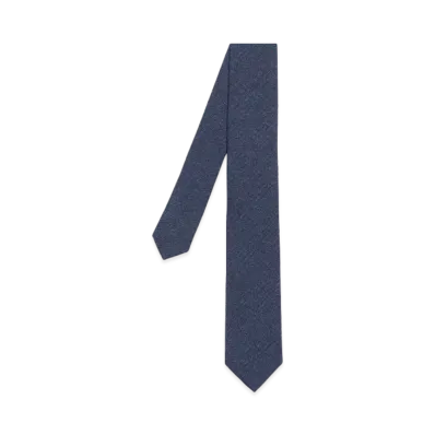Paul Smith Herringbone Tie "Blue"