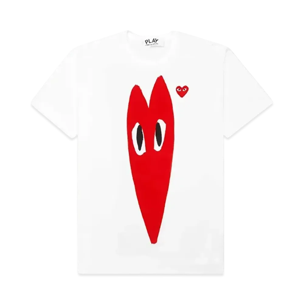 PLAY COMME des GARCONS Tee "White" AX-T224-051