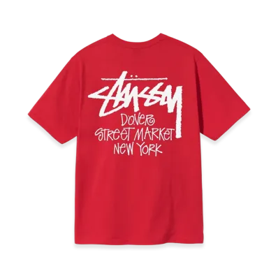 Stussy Stock DSM New York Tee 2021 "Red"