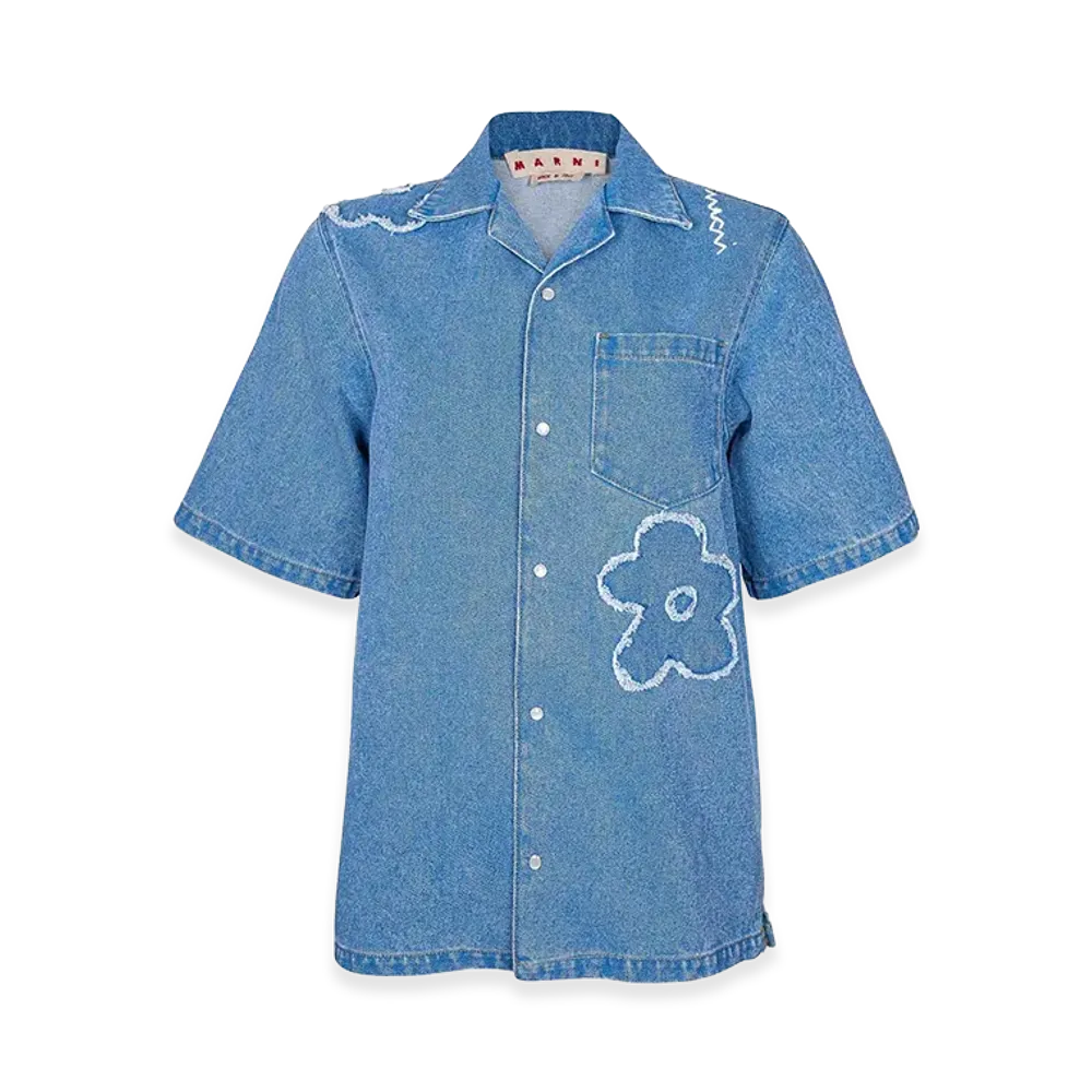 MARNI Women's Denim Shirt "Light Blue"