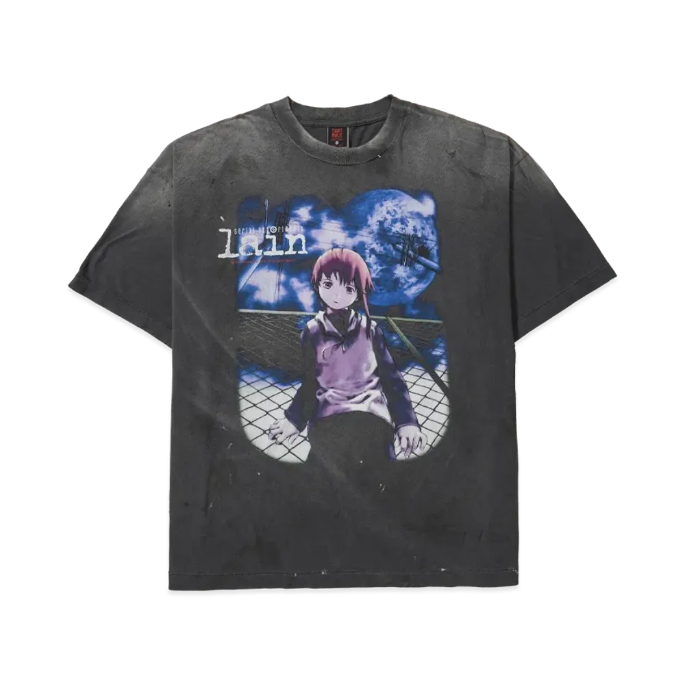 SAINT Mxxxxxx x serial experiments lain x GEEKS RULE Tee "Black"