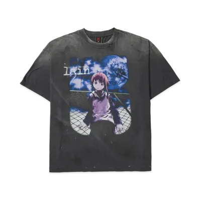 SAINT Mxxxxxx x serial experiments lain x GEEKS RULE Tee "Black"