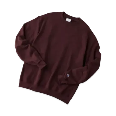Champion Oversized Pullover Crew Neck Sweatshirt "Wine"