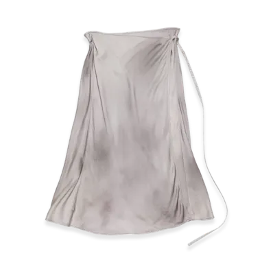 Acne Studios Satin Wrap Skirt "Multi Grey"