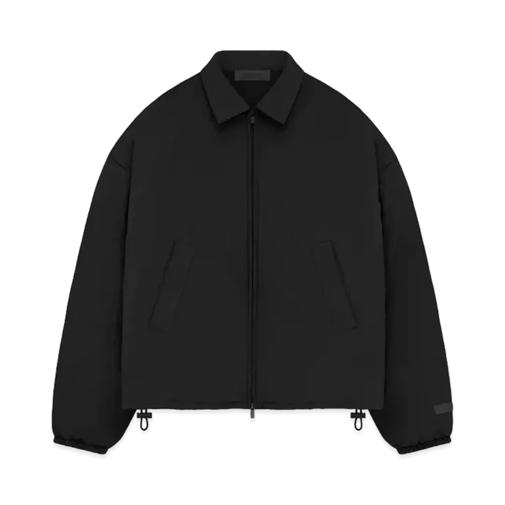 FEAR OF GOD ESSENTIALS Women's Filled Bomber "Jet Black"