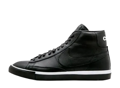 COMME des GARCONS × Nike Blazer Hi "Black/White"