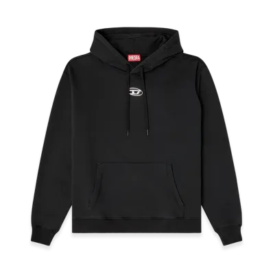 Diesel S-Norm-Hood-Iod Pullover Hoodie "Black"