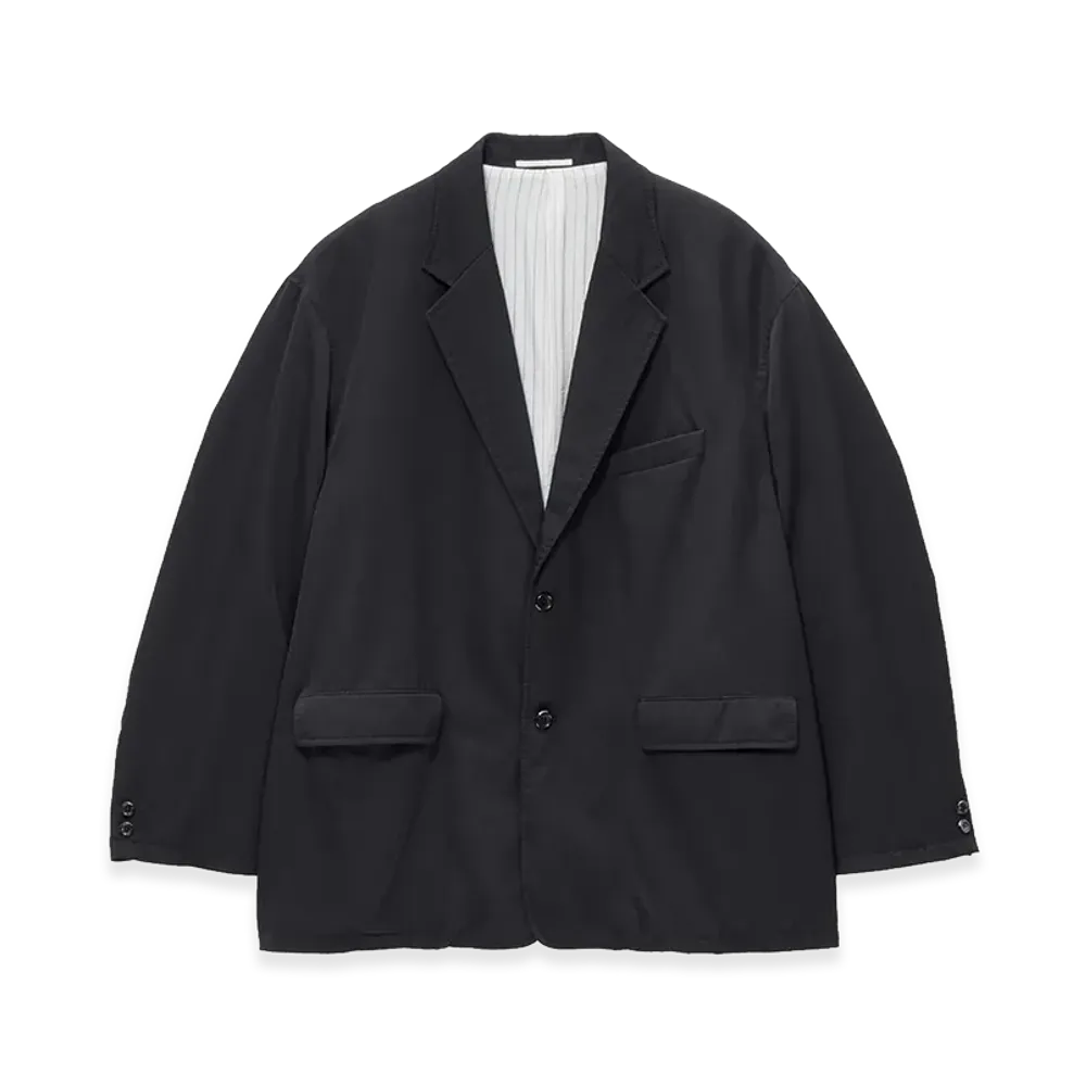Graphpaper Fulled Wool Twill Oversized Jacket "Black"