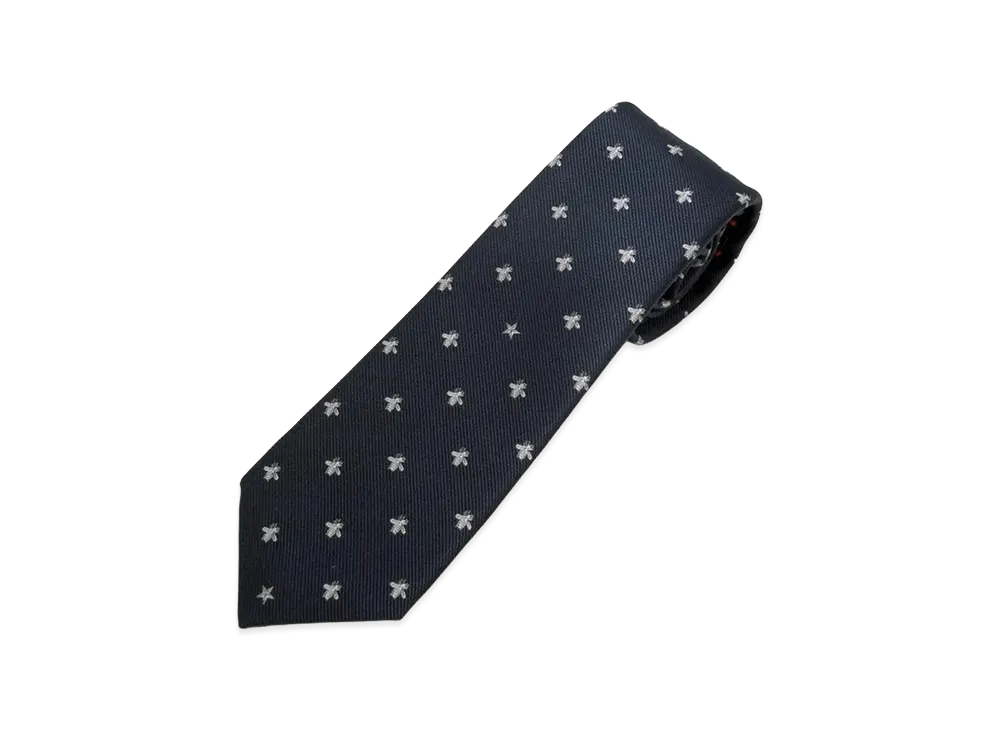 GUCCI New Araie Tie "Navy"
