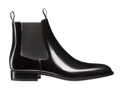 Dior Timeless Chelsea Boot Calfskin with Dior Oblique Gradient Patina "Gray/Black"
