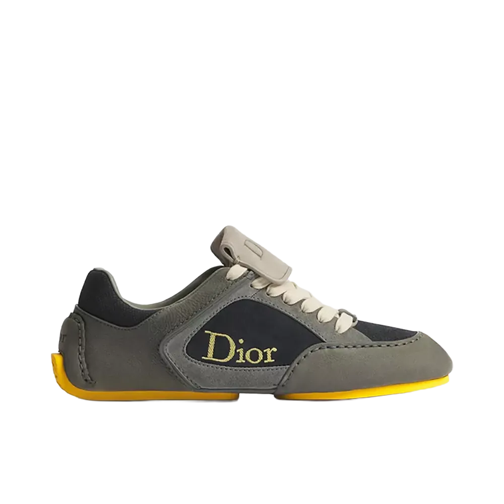 Dior Roadie Derby Shoe Nubuck and Suede Calfskin "Gray/Navy Blue"