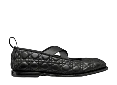 Dior Tendu Ballet Flat Kumo Cannage Calfskin "Black"