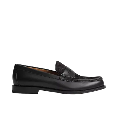 Dior Granville Loafer Smooth Calfskin Dior Gravity Suede Calfskin "Black"